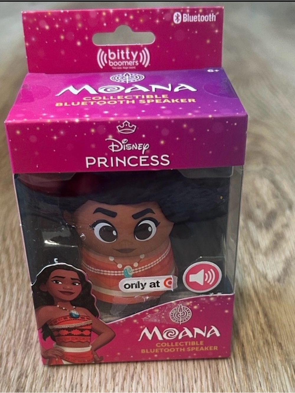 Disney Moana Pink Collectible Bluetooth Speaker